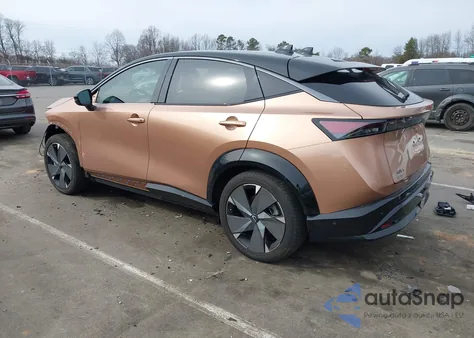 2025 Nissan Ariya Platinum+ z USA, uszkodzony, nr VIN JN8DF0CH8SM766379